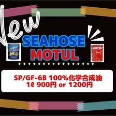 0w-16オイル モチュール、シーホース 全合成油、100%化学合成油