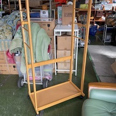 洋服掛け　木製  中古