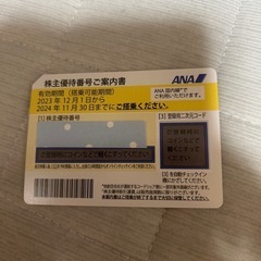 株主優待券

