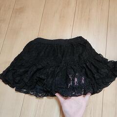 【マザウェイズ】90cm スパッツ付きレーススカート