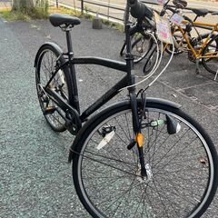 リサイクルショップどりーむ天保山店　No1389　自転車　27インチ　6段ギア付き　LEDオートライト付きの画像