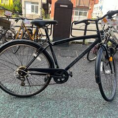 リサイクルショップどりーむ天保山店　No1389　自転車　27インチ　6段ギア付き　LEDオートライト付きの画像