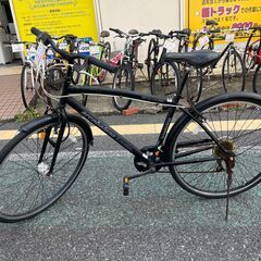 リサイクルショップどりーむ天保山店　No1389　自転車　27インチ　6段ギア付き　LEDオートライト付きの画像