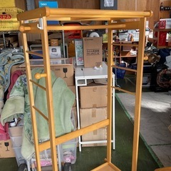 洋服掛け　木製  中古の画像