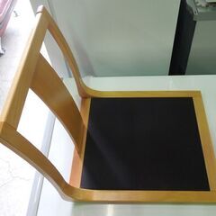 木製フレーム 和風座椅子 座布団付き 和室 旅館 座いす 店舗 和モダン 座イス 札幌市 札幌市東区 新道東店の画像