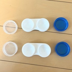 【新品未使用】　コンタクトケース 2個の画像