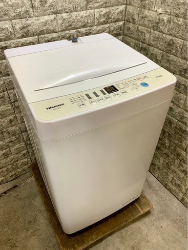 大阪送料無料★3か月保障付き★洗濯機★2021年★ハイセンス★4.5kg★HW-T45D★S-433