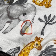 H&M セパレート上下セット　動物の画像