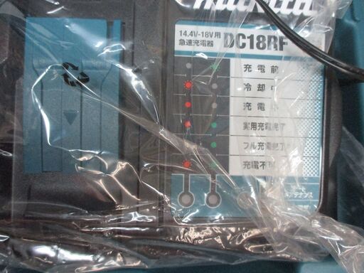 makita マキタ GA412DRGX 充電式ディスクグラインダ 未使用 18V 6.0Ah バッテリー×2 充電器 【ハンズクラフト宜野湾店】