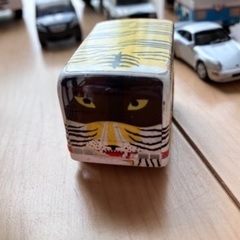 チョロQと走る車　おもちゃの画像