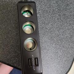 シガーソケット 3連 usb charge JAPAN AVE. JA302の画像