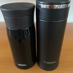 【美品　２個まとめて】保温水筒　約350mℓ 　THERMOS 象印