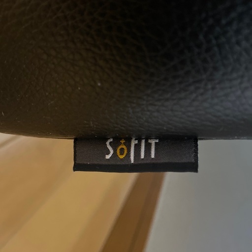 SOFIT ソフィット　2人掛けソファー　北欧　ブラックレザー