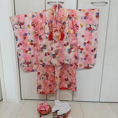 七五三 3歳 着物 被布 古着