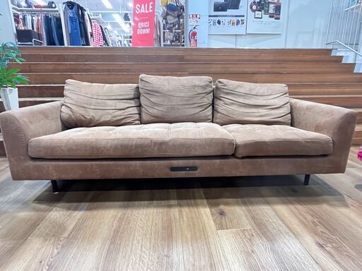 家具 生活家具 journal standard Furniture　３人掛けソファー　ブラウン