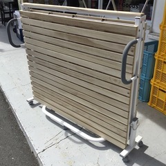 中古美品　スノコ　折りたたみベッド　シングルサイズ　エキスパート...