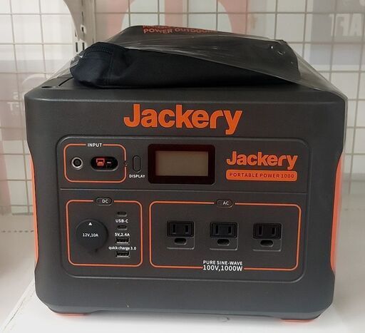 【引取限定】Jackery ポータブル電源 ポータブルパワー1000 中古品 容量278400mAh/1002Wh ジャクリ【ハンズクラフト八幡西店】