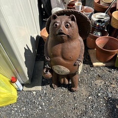 美品　たぬき置き物　 