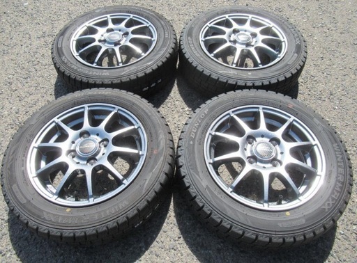 155/65/R13 2022年製冬タイヤホイールセット