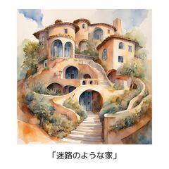 面白い住居/住宅のイラスト集の画像