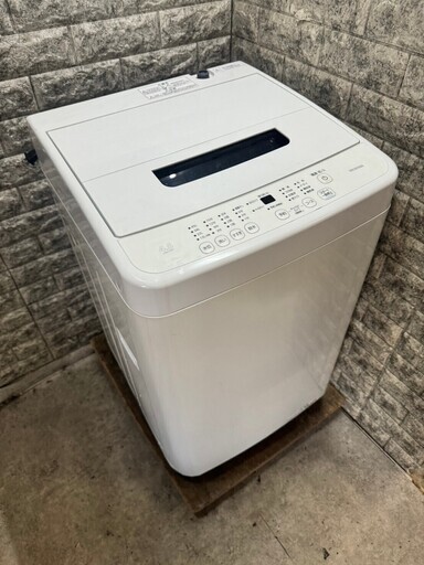 【高年式 美品】大阪送料無料★3か月保障付き★洗濯機★2023年★アイリスオーヤマ★4.5kg★IAW-T451★S-571