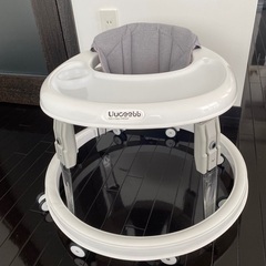 新品未使用　歩行器　グレー
