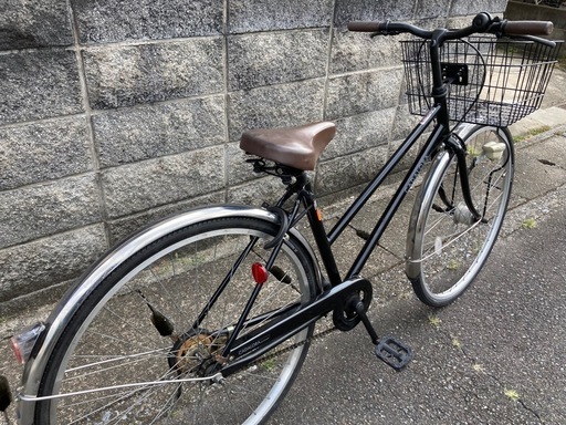 【27インチ自転車】美品❗️LEDオートライト付　変速なし　前後新品ブリヂストン製タイヤ❗️チェーン新品❗️若林自転車　浜大津店　SA