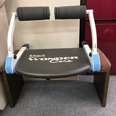 無料でお譲りします！！Smart WONDER Core ブルー セット　腹筋マシーンの画像