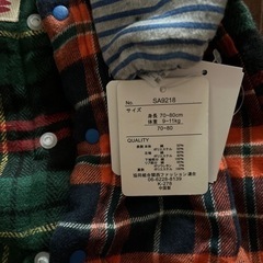 ロンパース新品の画像