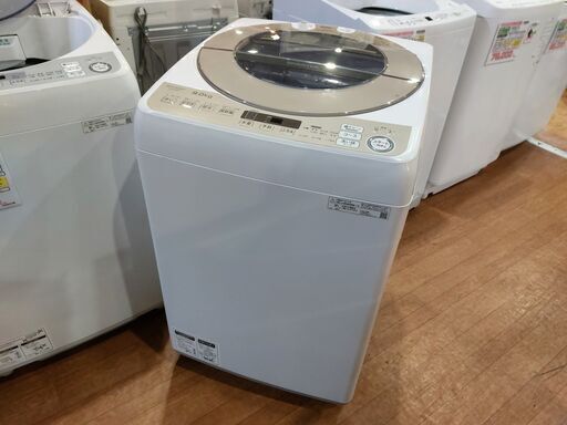 【愛品館 市原店】✨安心の分解洗浄済✨SHARP 2019年製 9.0Kg洗濯機 ES-KSV9【愛市I4S033044-104】