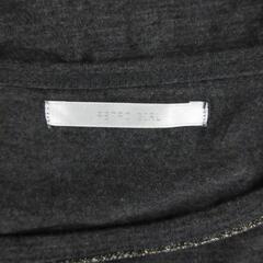 レトロガール Tシャツ カットソー 長袖 ラウンドネック M グレー レディースの画像