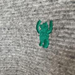 コーエン Tシャツ Vネック 長袖 コットン L グレー レディースの画像