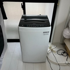 【本日お渡し希望】ハイアール 5.5kg 全自動洗濯機　ブラック...
