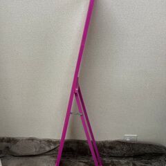 ☆直接引き取り歓迎☆ 全身鏡 ピンクの画像