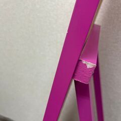 ☆直接引き取り歓迎☆ 全身鏡 ピンクの画像