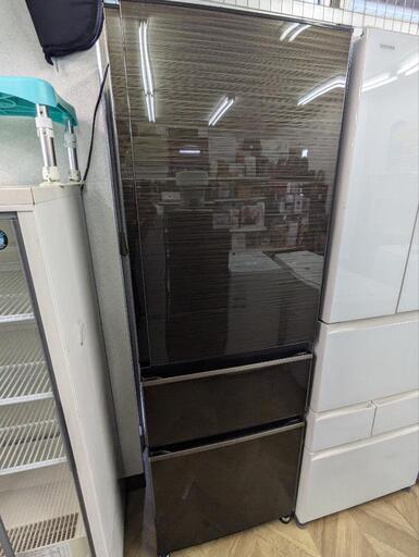 0017 MITSUBISHI 3ドア冷蔵庫 MR-CX37H 2021年製