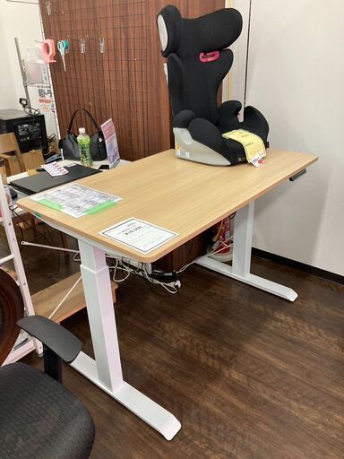 ★ジモティー割あり★電動昇降ﾃﾞｽｸ/クリ-ニング済み/HG-3330