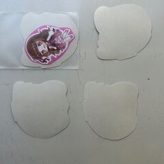 アイドルマスターシンデレラガールズ/ステッカー4枚セット/辻野あかり・神谷奈緒・大槻唯・りんごろう/ばら売り可の画像