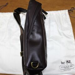 【美品】COACH シグネチャーコンバーチブルスリングバックの画像