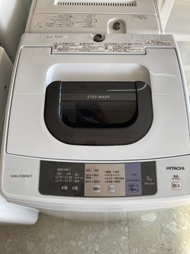 HITACHI 5キロ洗濯機 NW-50A  リサイクルショップ宮崎屋 住吉店 24.10.1F