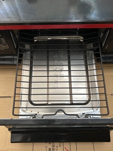 商談中　ガスコンロ　GRANDCHEF プレミアム PA-A94WCR-L　 [シャインレッド×ブラック]