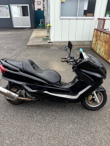 黒マジェ マジェスティ エアロカスタム 社外マフラー250cc ビック 黒マジェ マジェスティ エアロカスタム 社外マフラー250cc ビック