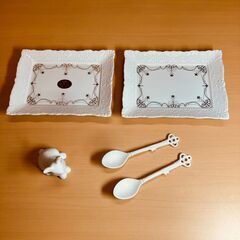 Ballerine（バレリーヌ ）スクエアデザートプレート＆スプ...