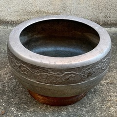 昭和　レトロ　火鉢の画像