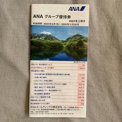 【お取引中】ANA株主優待券×7枚　2025年5月31日まで　グループ優待券付の画像