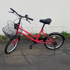 自転車 KILKIS 20インチ 黒 ピンク