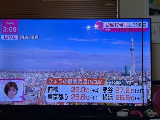 オリオン液晶テレビ65インチ4k内蔵