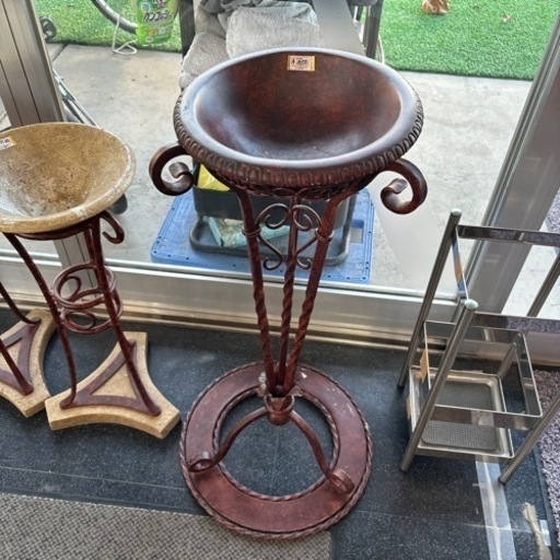 花台 フラワースタンド バードバスポット バードバス 植木鉢 おしゃれ インテリア 庭 ガーデニング ガーデン