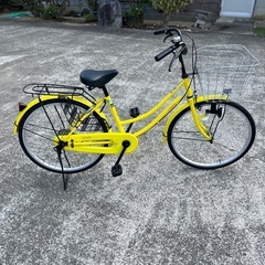 ★動作良好★自転車 24インチ★ママチャリ★crispy★