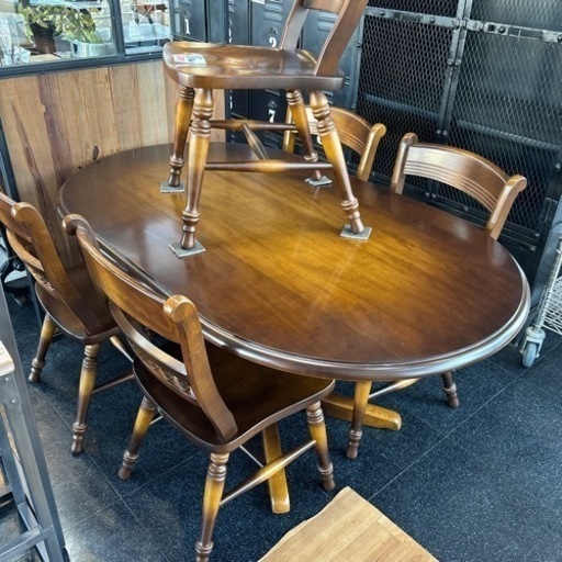 キツツキマーク キツツキ ダイニング6点セット ダイニングセット ダイニングテーブル ダイニングチェア ダイニング チェア テーブル 飛騨家具 飛騨 シンプル ナチュラル おしゃれ インテリア レトロ